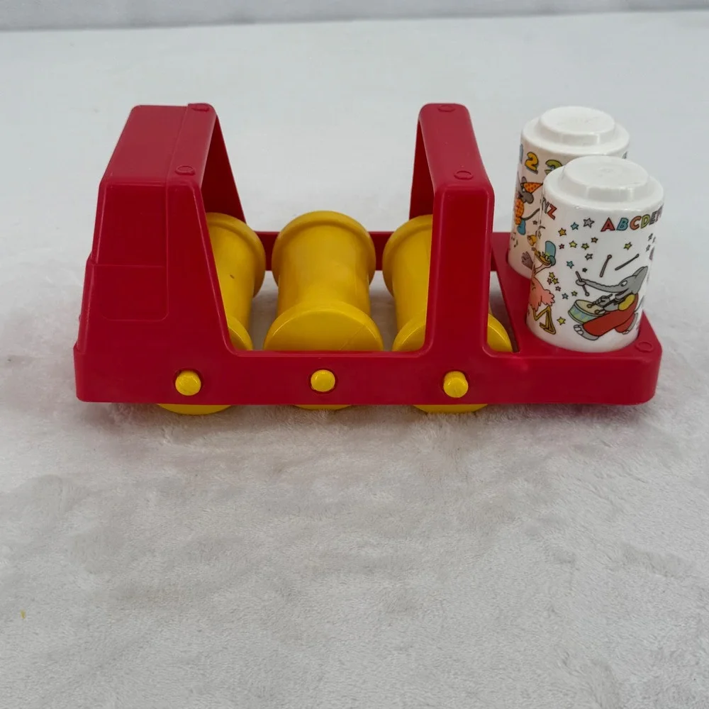 Vtg Johnson & Johnson Rhythm Roller Truck 1981 Retro Vintage Kids Toy W/ Rollers